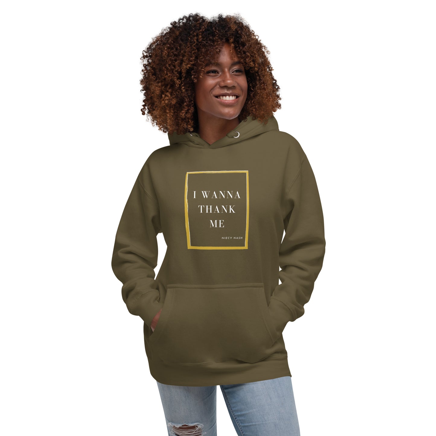 I Wanna Thank Me Frame Hoodie