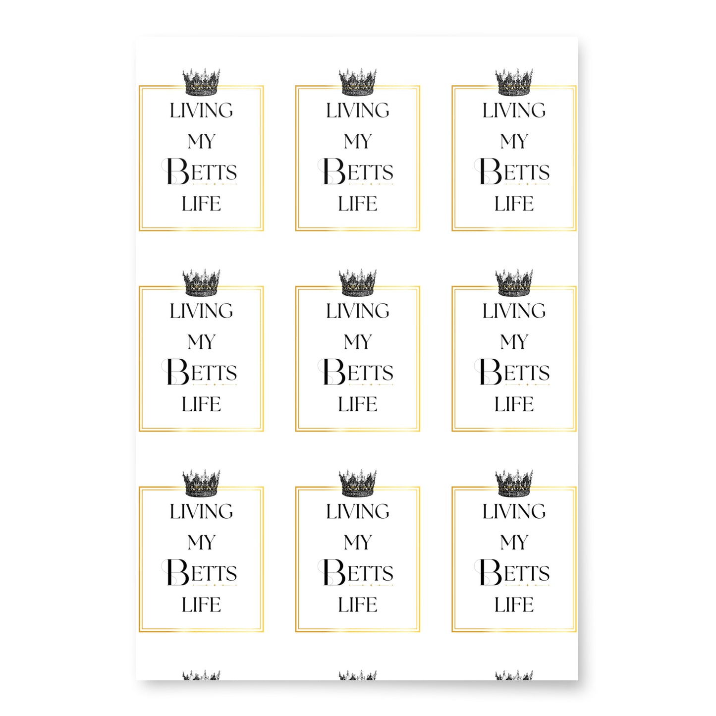 Living My Betts Life Wrapping Paper