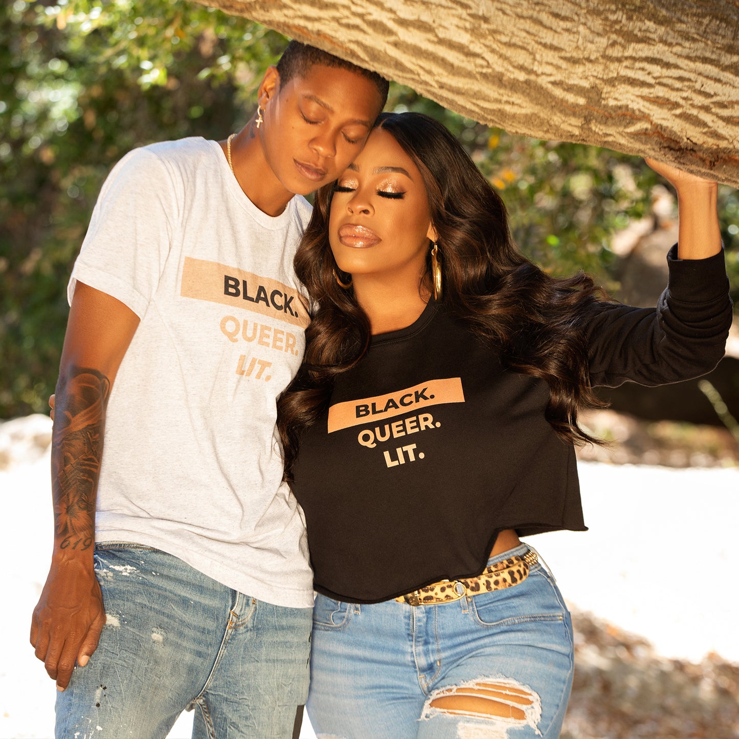 Black. Queer. Lit. Crop Sweatshirt