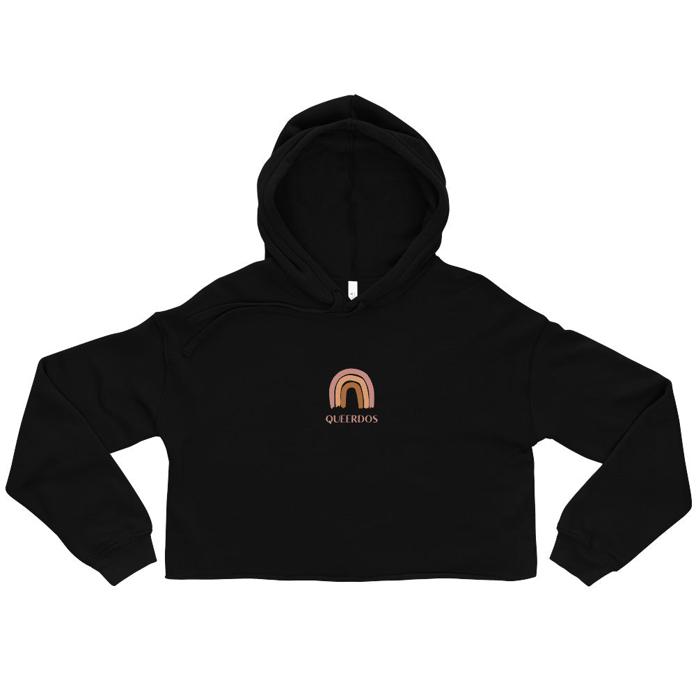 Retro Queerdos Crop Hoodie