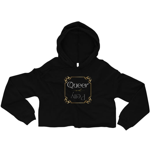 Queer & Petty Crop Hoodie